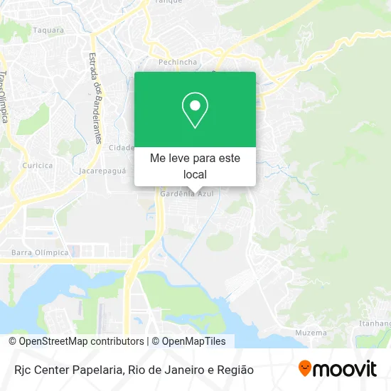 Rjc Center Papelaria mapa