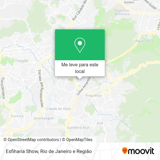 Esfiharia Show mapa