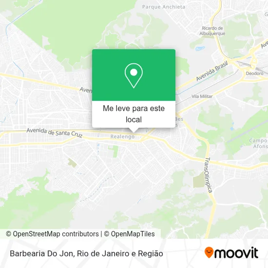 Barbearia Do Jon mapa