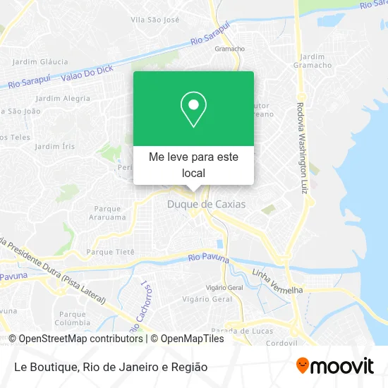 Le Boutique mapa