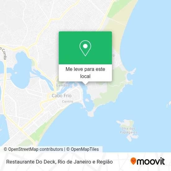 Restaurante Do Deck mapa