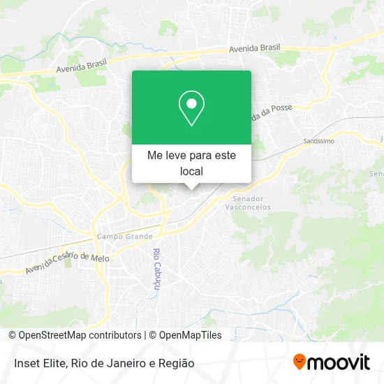 Inset Elite mapa