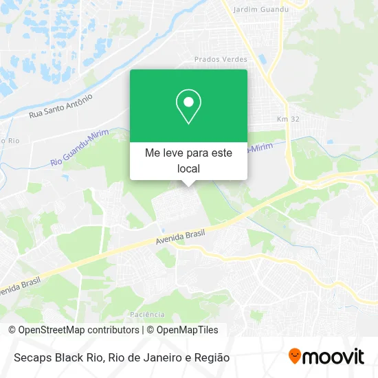 Secaps Black Rio mapa