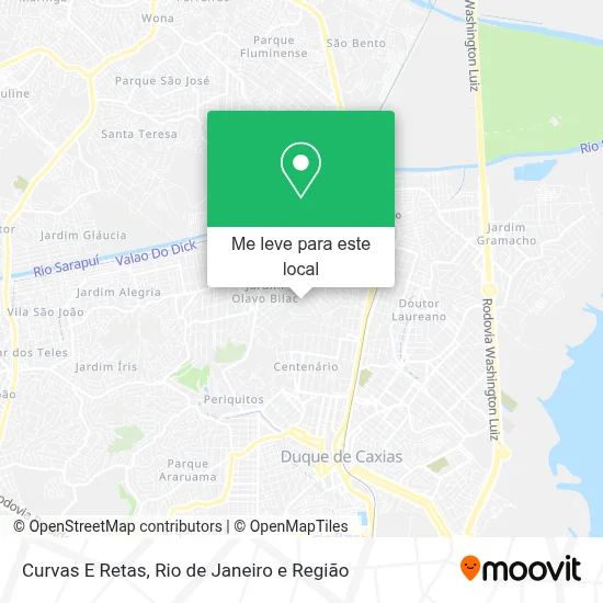 Curvas E Retas mapa