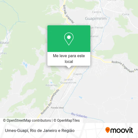 Umes-Guapi mapa