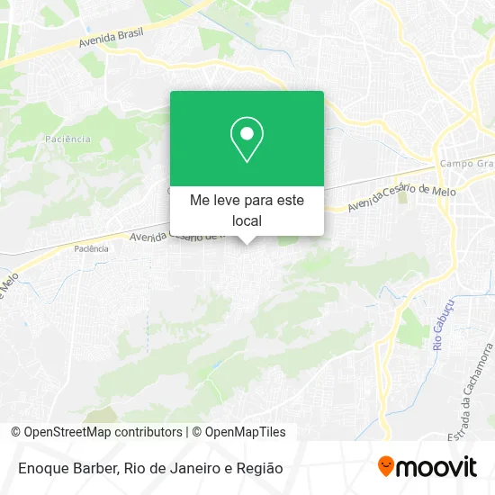Enoque Barber mapa