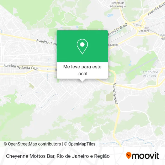 Cheyenne Mottos Bar mapa
