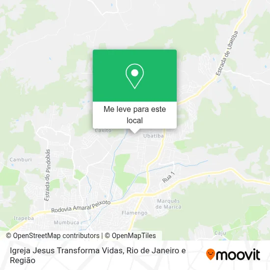 Igreja Jesus Transforma Vidas mapa
