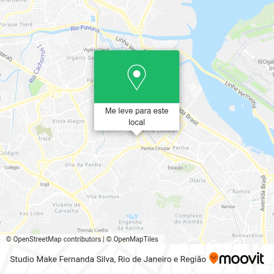 Studio Make Fernanda Silva mapa