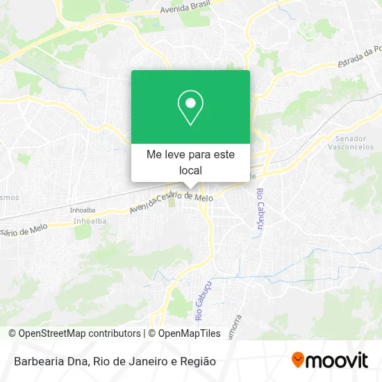 Barbearia Dna mapa