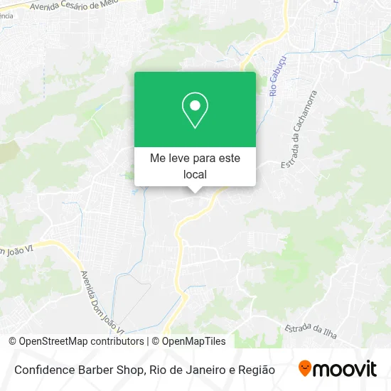 Confidence Barber Shop mapa