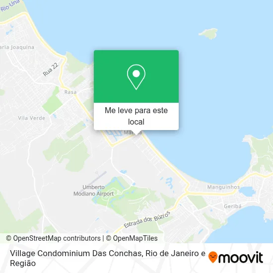 Village Condominium Das Conchas mapa