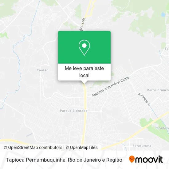 Tapioca Pernambuquinha mapa