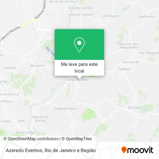 Azeredo Eventos mapa