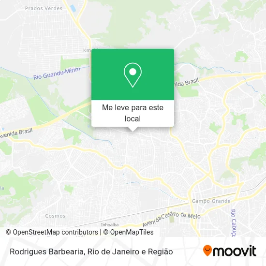 Rodrigues Barbearia mapa