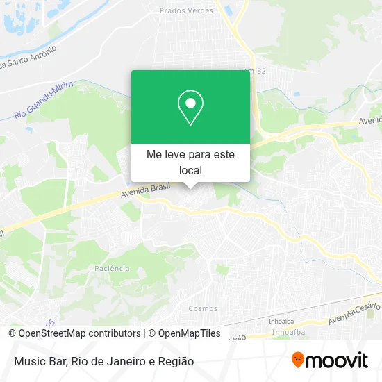 Music Bar mapa