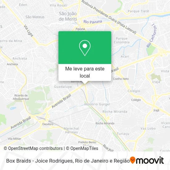 Box Braids - Joice Rodrigues mapa