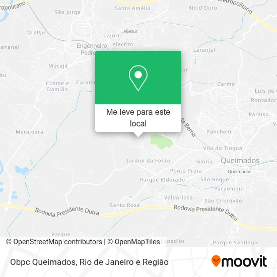 Obpc Queimados mapa