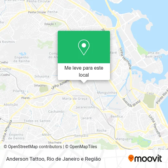 Anderson Tattoo mapa