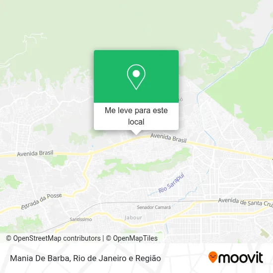 Mania De Barba mapa