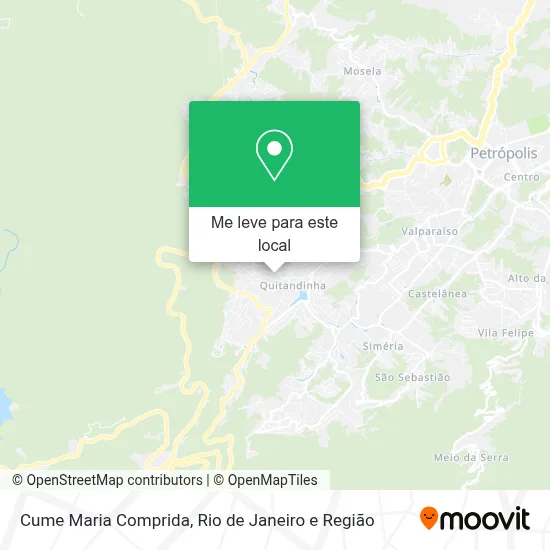 Cume Maria Comprida mapa