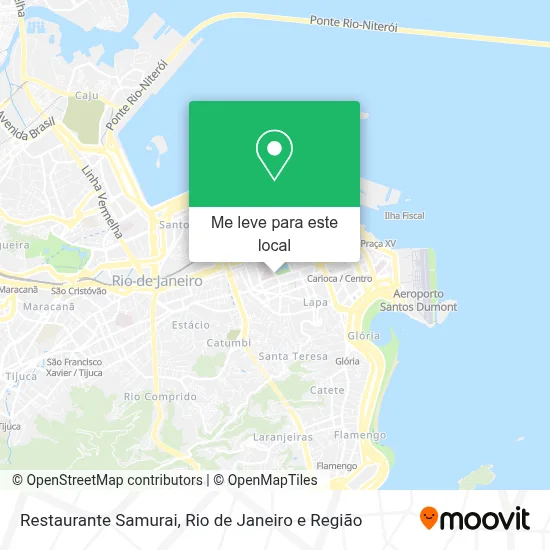 Restaurante Samurai mapa