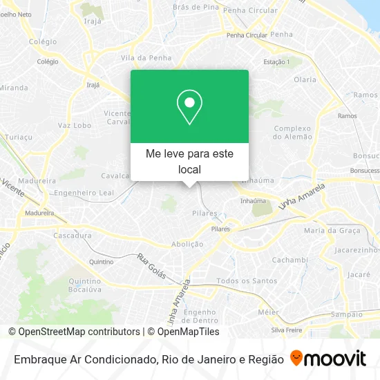 Embraque Ar Condicionado mapa
