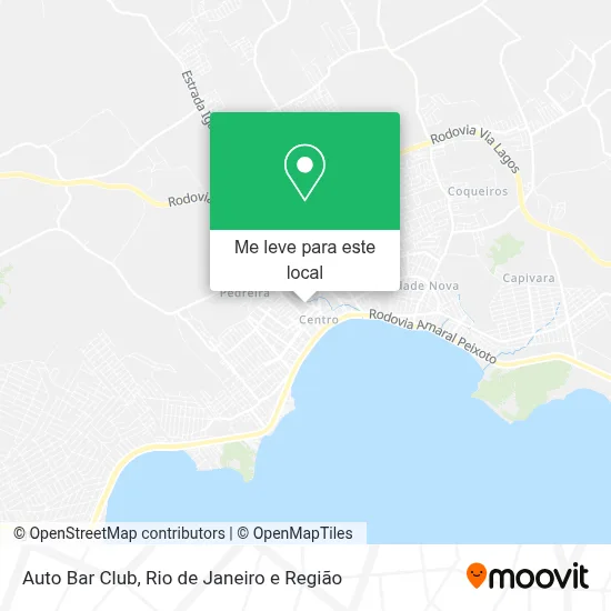 Auto Bar Club mapa
