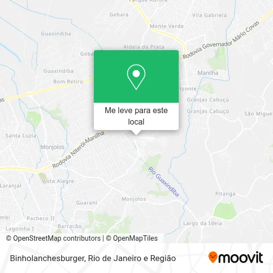 Binholanchesburger mapa