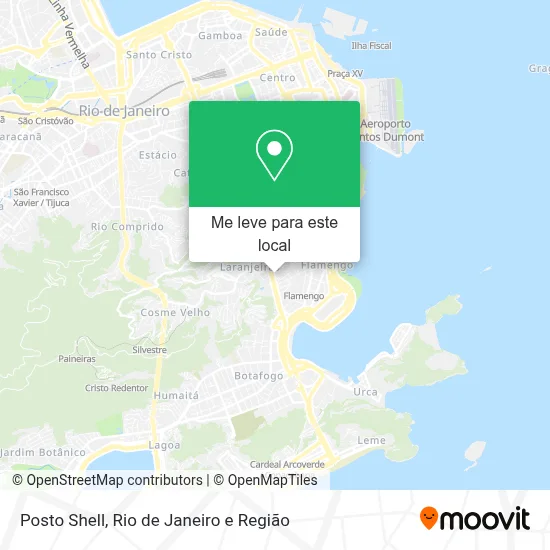 Posto Shell mapa