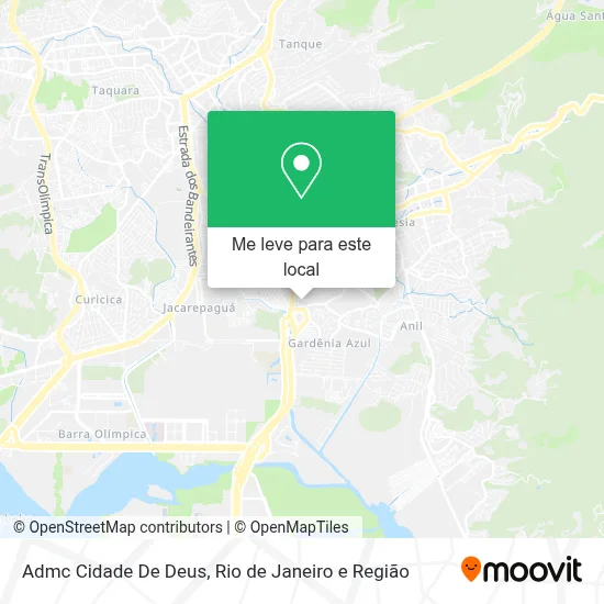 Admc Cidade De  Deus mapa