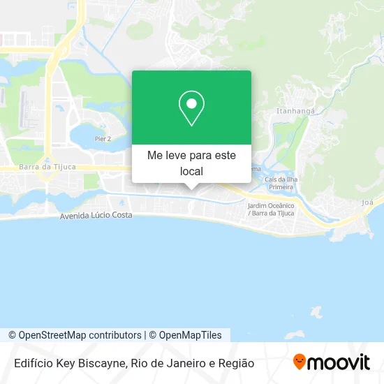 Edifício Key Biscayne mapa