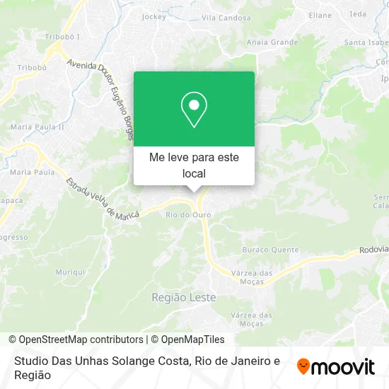 Studio Das Unhas Solange Costa mapa