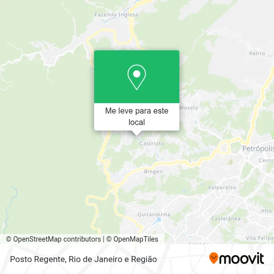 Posto Regente mapa