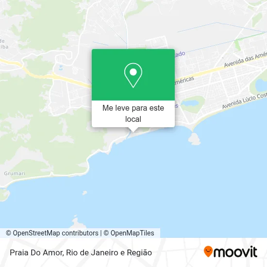 Praia Do Amor mapa