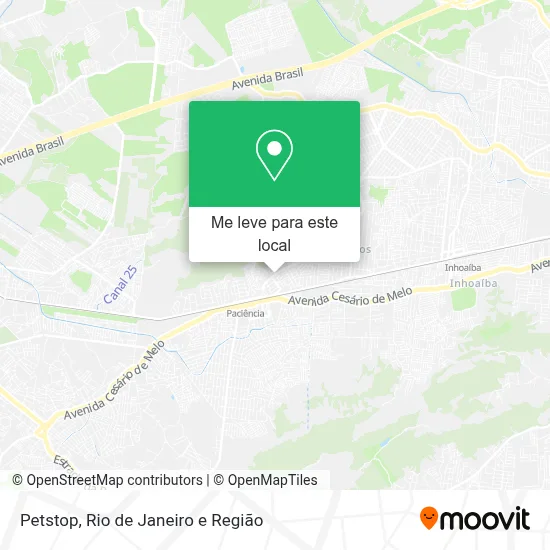 Petstop mapa