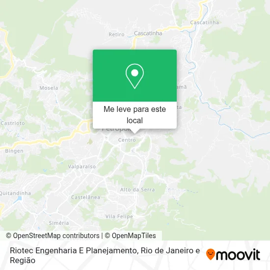 Riotec Engenharia E Planejamento mapa