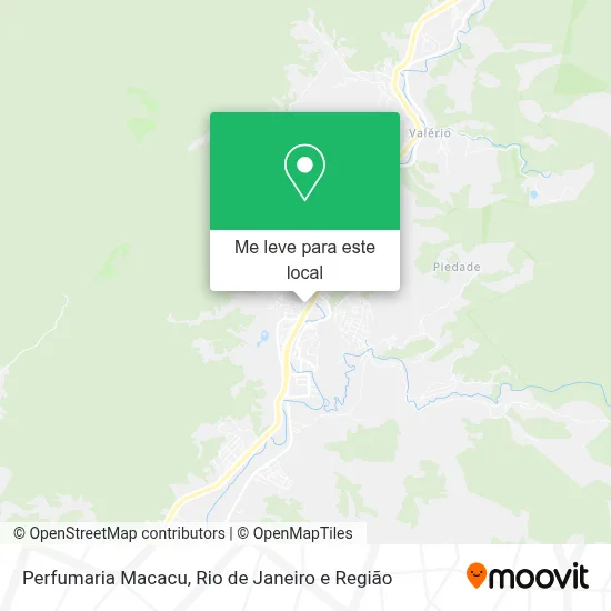 Perfumaria Macacu mapa