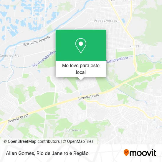 Allan Gomes mapa