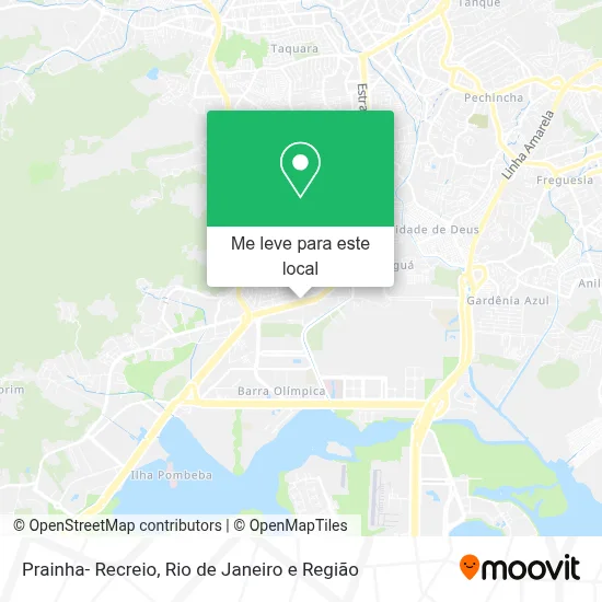 Prainha- Recreio mapa