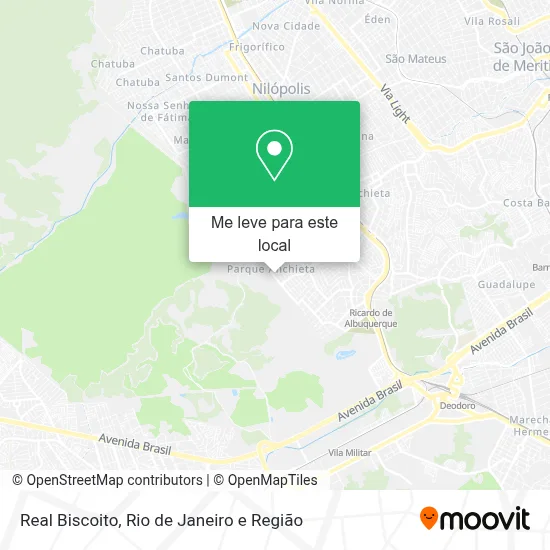 Real Biscoito mapa
