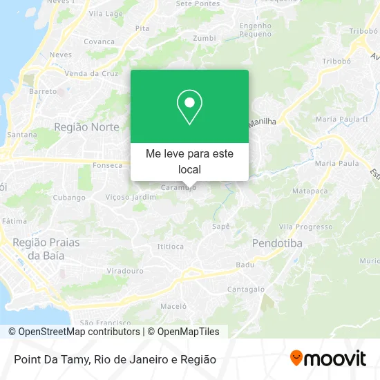 Point Da Tamy mapa