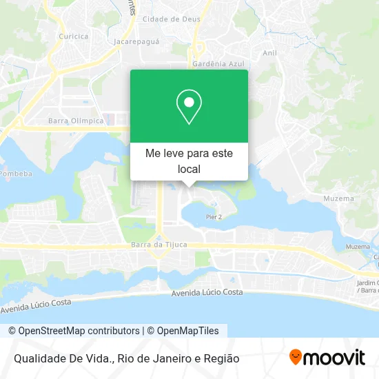 Qualidade De Vida. mapa