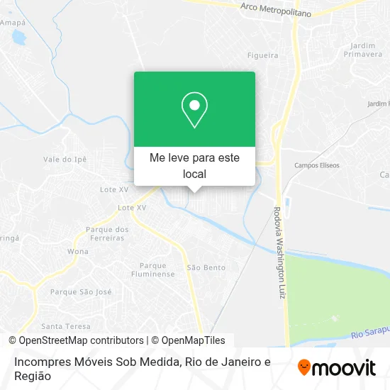 Incompres Móveis Sob Medida mapa