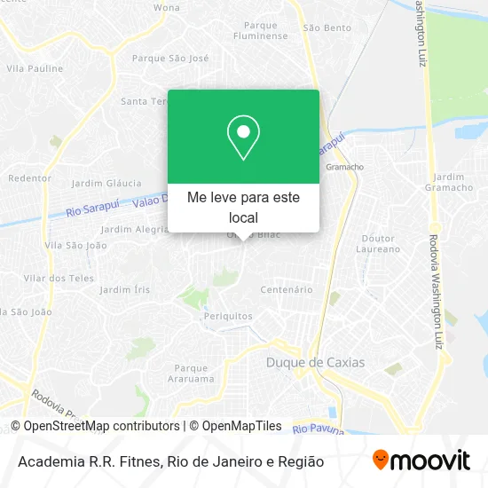 Academia R.R. Fitnes mapa