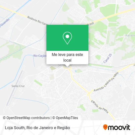Loja South mapa