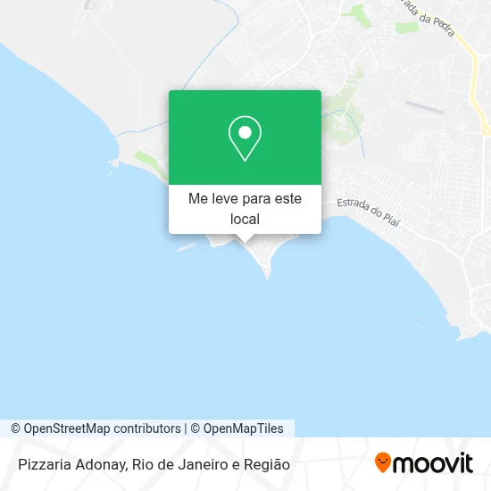 Pizzaria Adonay mapa