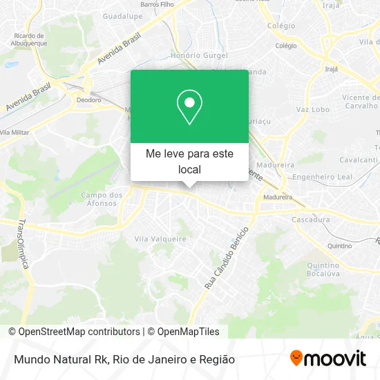 Mundo Natural Rk mapa