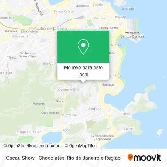 Cacau Show - Chocolates mapa