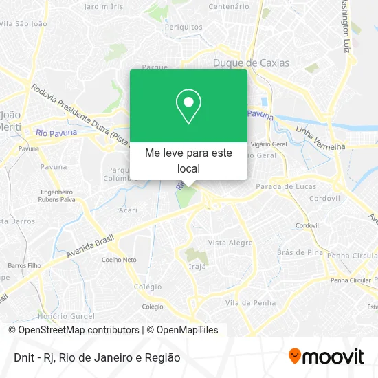Dnit - Rj mapa